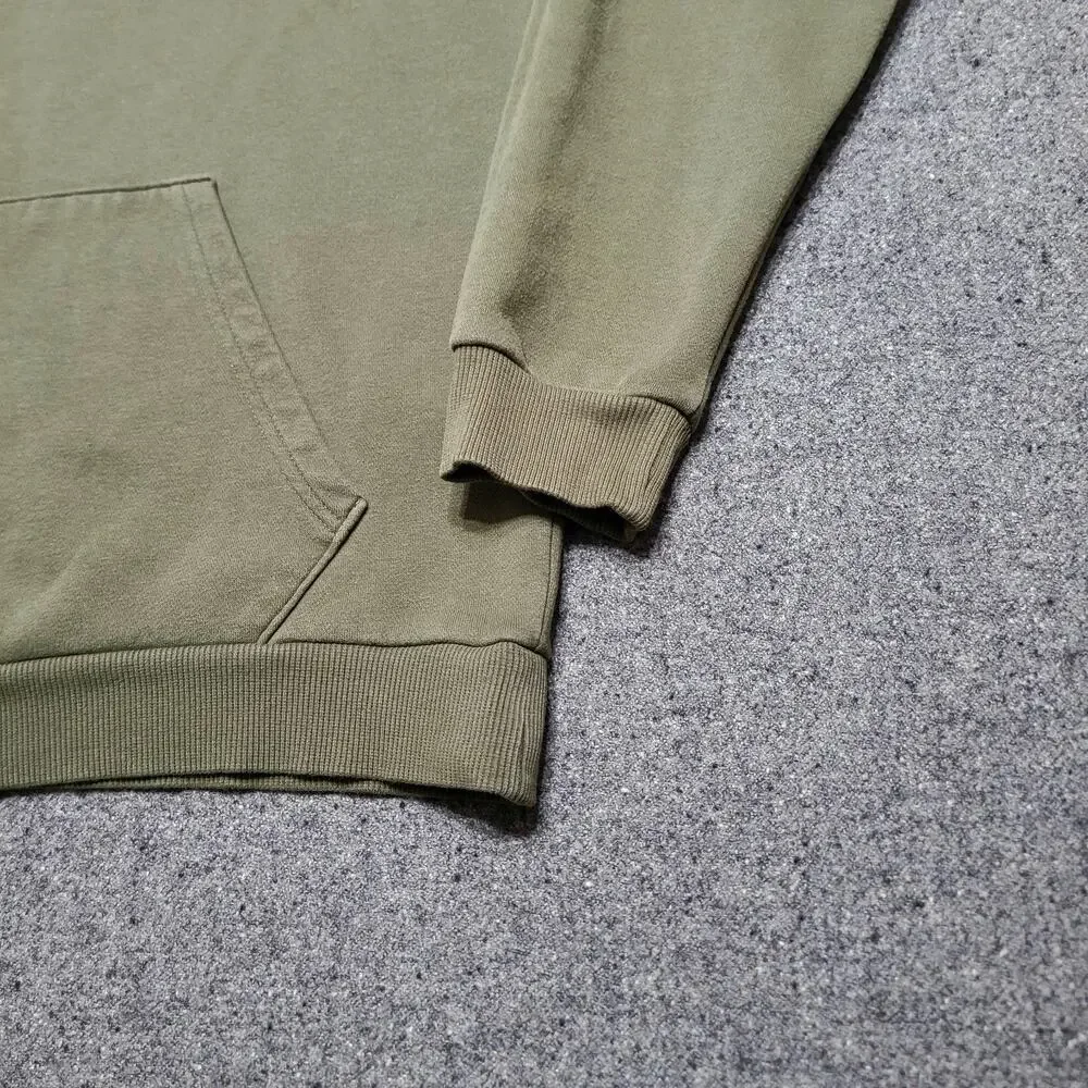 Under Armour Hoodie Mens Large Loose Army Green Freedom Flag Sweatshirt Sweater